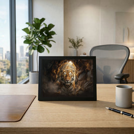 Tiger Power Painting for Strength, Stability & Leadership Authority