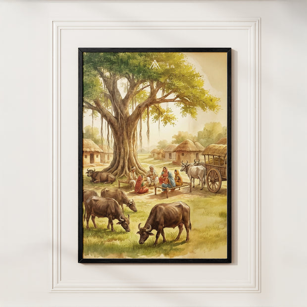 Village Energy Vastu Painting for South-West