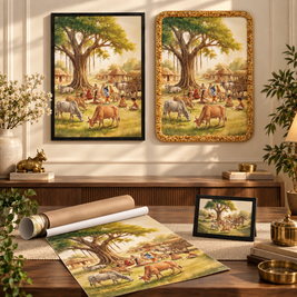 Village Energy Vastu Painting for South-West