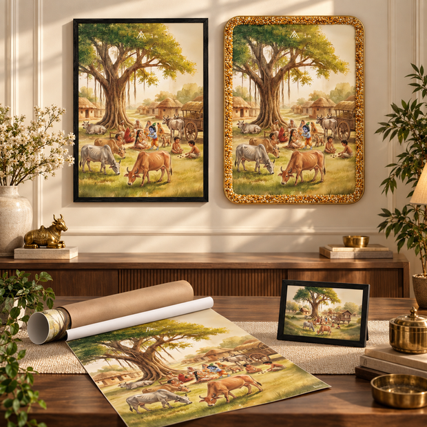 Village Energy Vastu Painting for South-West