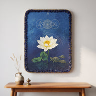 North Vastu Lotus & Tortoise Painting for Prosperity and Financial Growth